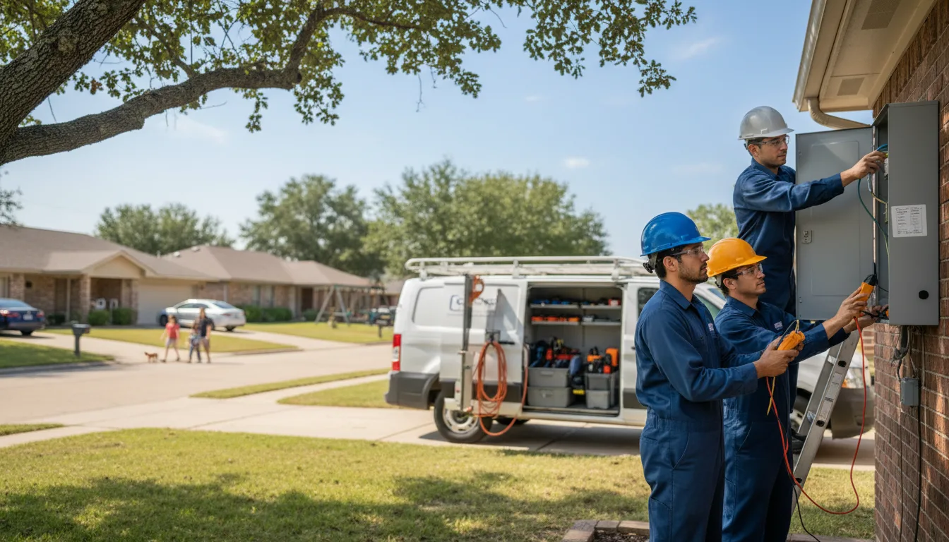 Certified electrician providing emergency electrical services in Lanesboro, IA